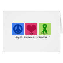 Appui d'amour de paix cartes