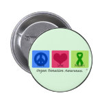 Appui d'amour de paix pin's avec agrafe