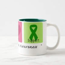 Appui d'amour de paix tasse à café