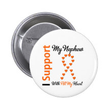 Appui de la leucémie I mon neveu Badges Avec Agrafe