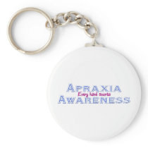Apraxia Awareness Key Chains