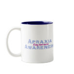 Apraxia Awareness mugs