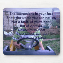 Apraxia mouse pad