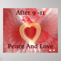 Après paix et amour septembre de 11 sur les ailes  affiche