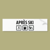 apres ski bumper stickers