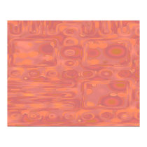Apricot Abstract 1 Print posters