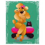 Apricot Poodle 50's Style Full Color Flyer