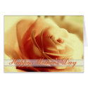 Apricot Rose Mothers Day Thank You Card