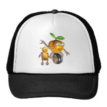 ApricotBot and PeanutBot Mesh Hat