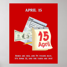 april-15-roses-are-red-and-im-feeling-blue posters