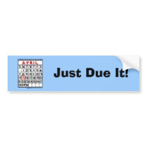April 15th Calendar- Tax Humour