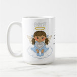 April Birthstone Angel Brunette Mugs