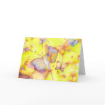 April Butterflies Birthday Card