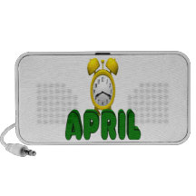 April Countdown Mp3 Speakers
