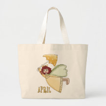 April Fairy Tote Bags