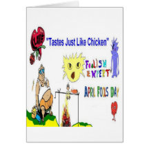 April Fools Day ADD YOUR TEXT Cards