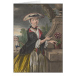 April is a Woman - 1767 Allegory Greeting Card