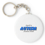 April Is Autism Awareness Month (Blue) Keychain