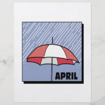 April Showers Full Color Flyer