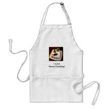 Apron -  "I Love Yummy Home Cooking"  Cake
