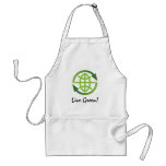 Apron: Live Green - recycling symbol
