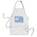 Apron mandala abstract lotus flowers