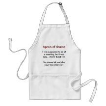 Apron of shame
