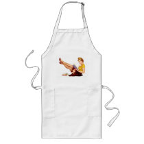 Apron Pin up Girls Art Vintage Retro Print