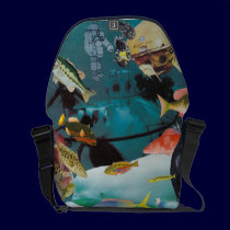 Aqua Adventures Messenger Bag messenger bags