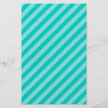 Aqua and Turquoise Stripes Custom Flyer