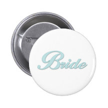 Aqua Blue Bride Pin