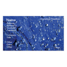 Aqua Business Cards