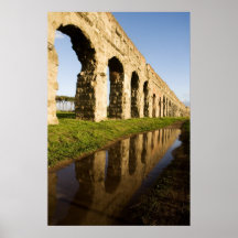 Aqua Claudia aqueduct Poster