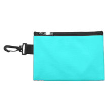 Aqua Cyan Neon Teal Bagettes Bag Accessory Bag