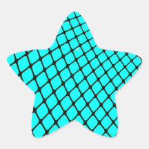AQUA DIAMOND SHAPED DIGITAL WALLPAPER PATTERN STAR STICKERS