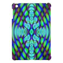 Aqua Diffraction iPad Mini Case