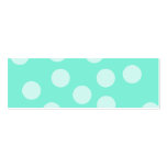 Aqua Dotty Pattern. business cards