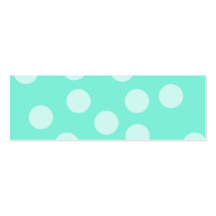 Aqua Dotty Pattern. Business Cards