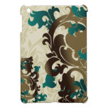 aqua flourish girly Ipad case ipad mini cases
