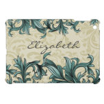 aqua flourish girly Ipad case ipad mini cases