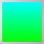 Aqua Gradient Print
