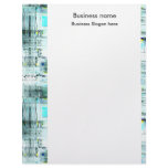 Aqua Letterhead Template