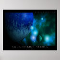 Aqua Marine Nebula posters