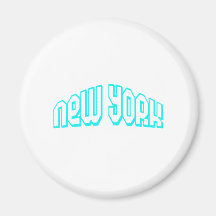 Aqua New York Magnets