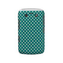 Aqua Polka Dot Blackberry Bold Case casemate cases