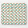 Aqua Polka Dots Mouse Pads