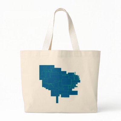 aqua pools in space beach bag by MBS_International