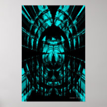 Aqua Reverb Print