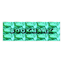 Aqua Statuary Birds BOOKMARK Business Card Templates