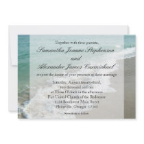 Aqua Surf Crashing Water Beach Destination Wedding